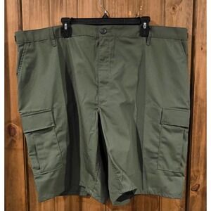 Propper BDU Cargo Shorts Mens Size 2XL Green Outdoor Zip Fly Dark Wash Pockets